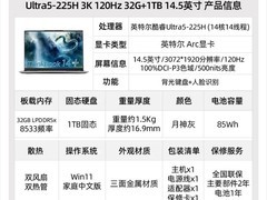 联想ThinkBook14+16+ Ultra5 AI本直降500