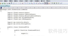 Flex基础：文件下载教程
