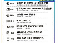 七彩虹主机i5配显卡，直降500仅3999！