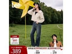 Lee 25 秋冬女款复古深蓝牛仔裤大促