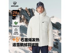 诺诗兰特氟龙三防鹅绒服498元