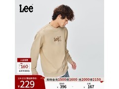 Lee秋冬男士圆领印花卫衣，低至209元