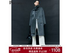 帕罗羊毛双面中长款大衣，直降低至909元