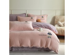 AIDLI牛奶绒四件套119元抢