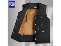罗蒙冬季新款马甲为爸爸设计，低至49.4元