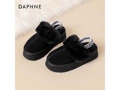 达芙妮厚底雪地靴女99.9元抢