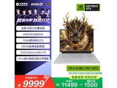 机械革命苍龙18 Pro游戏本低至9941元