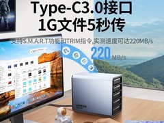 绿联硬盘阵列盒直降，到手仅479元
