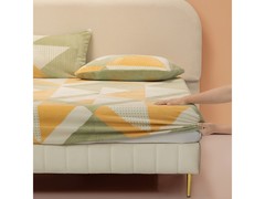 水星家纺浅沐若熙床笠5折仅59元！