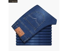 JEANSWEST户外男士春秋直筒牛仔裤57.9元