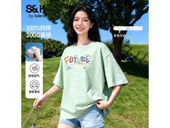 班尼路女士纯棉圆领T恤热卖，仅25.9元