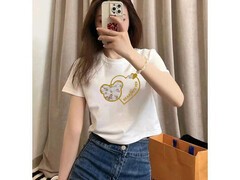 CKRYZ女款纯棉短袖T恤3件低至19.9！