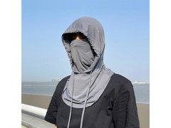 QITA冰丝防晒头套帽直降