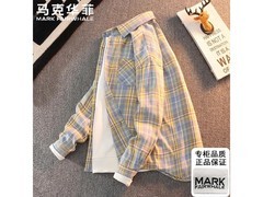 马克华菲男士长袖衬衫69.5元