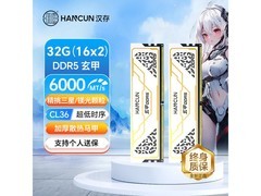汉存HC玄甲DDR5 6000内存直降200