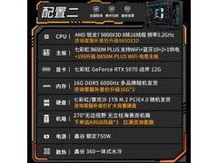 七彩虹9800X3D游戏整机双11大特惠