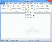 Word2010打钩控件制作