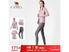 骆驼女款瑜伽套装1件7折，仅171元