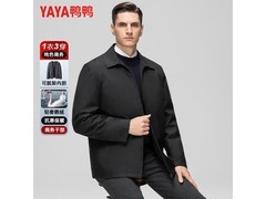鸭鸭男士90绒羽绒服一衣三穿低至229元