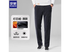 罗蒙秋冬灯芯绒直筒裤低至53.28元