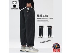 你好熊猫纯棉加绒加厚休闲裤109元