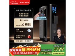 凯迪仕P11ZF Pro双摄版智能锁直降特惠
