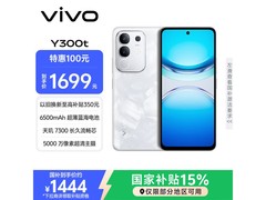 vivo Y300t 12GB+256GB岩白款低至1444元