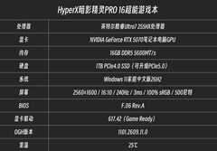HyperX暗影精灵PRO 16评测：200W+性能释放，能否成为双十一黑马？