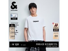 杰克琼斯纯棉短袖T恤89元