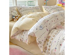 兰芮南瓜小猫纯棉床品四件套低至119元