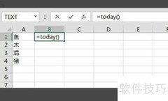 Excel中使用TODAY函数技巧