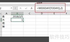 Excel中使用TODAY函数技巧