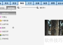 美图秀秀动态饰品使用技巧