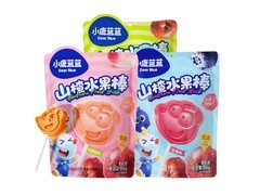 小鹿蓝蓝山楂棒棒糖3袋318g，满79减50仅39.9元