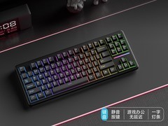 前行者V80三模RGB机械键盘
