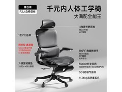 黑白调人体工学椅544元