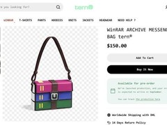 WinRAR推出经典压缩包造型手提包