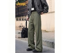 吉普男士速干弯刀冲锋裤59元