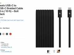 苹果推Beats USB-C编织充电线：3米长、240W快充、四色可选