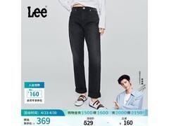 Lee 411高腰小直筒牛仔裤