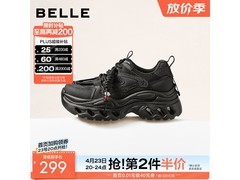 百丽复古亮片运动鞋274元