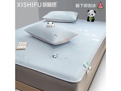 席师傅3D冰豆豆凉席三件套京东特惠
