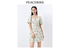 太平鸟收腰连衣裙京东半价仅57元