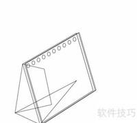 台历简笔画创意设计