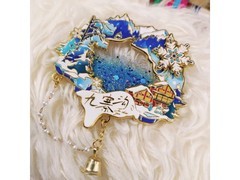 九寨沟文创流沙冰箱贴