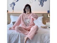 有只绵珊瑚绒家居服34.8元