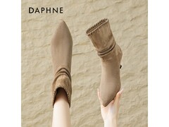 达芙妮尖头短靴京东特惠低至78.95元