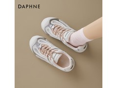 达芙妮厚底网面阿甘鞋低至74.03元