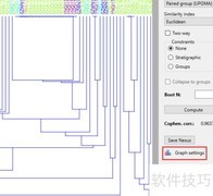 Past软件聚类高清图输出
