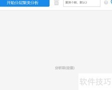 SPSSAU聚类分析结果解读